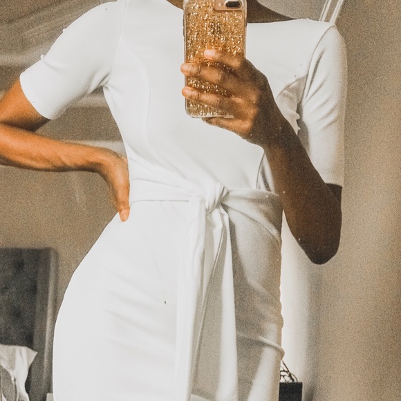 M left. LAST DRESS ! The Erica Bow Mini Dress🆕 - Picture 6 of 8